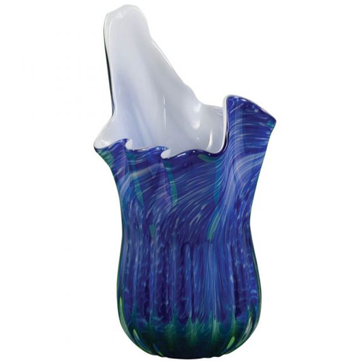 Decorative Hand Made Blue Vase
